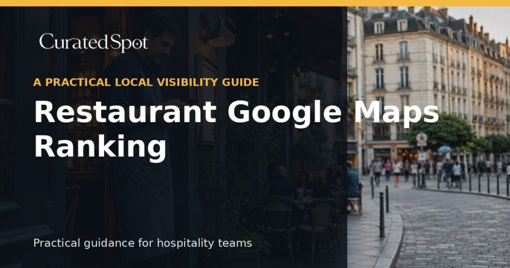 Google Maps-Ranking für Restaurants: hervorgehoben