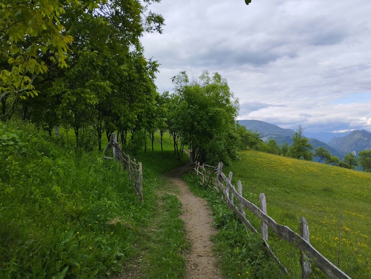 Foto von Biserica Scărişoara and Ineleţ Trail Head. Between milestone 18/19