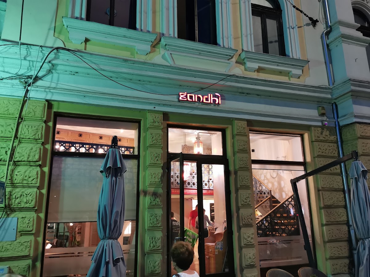 Fotografie cu Gandhi