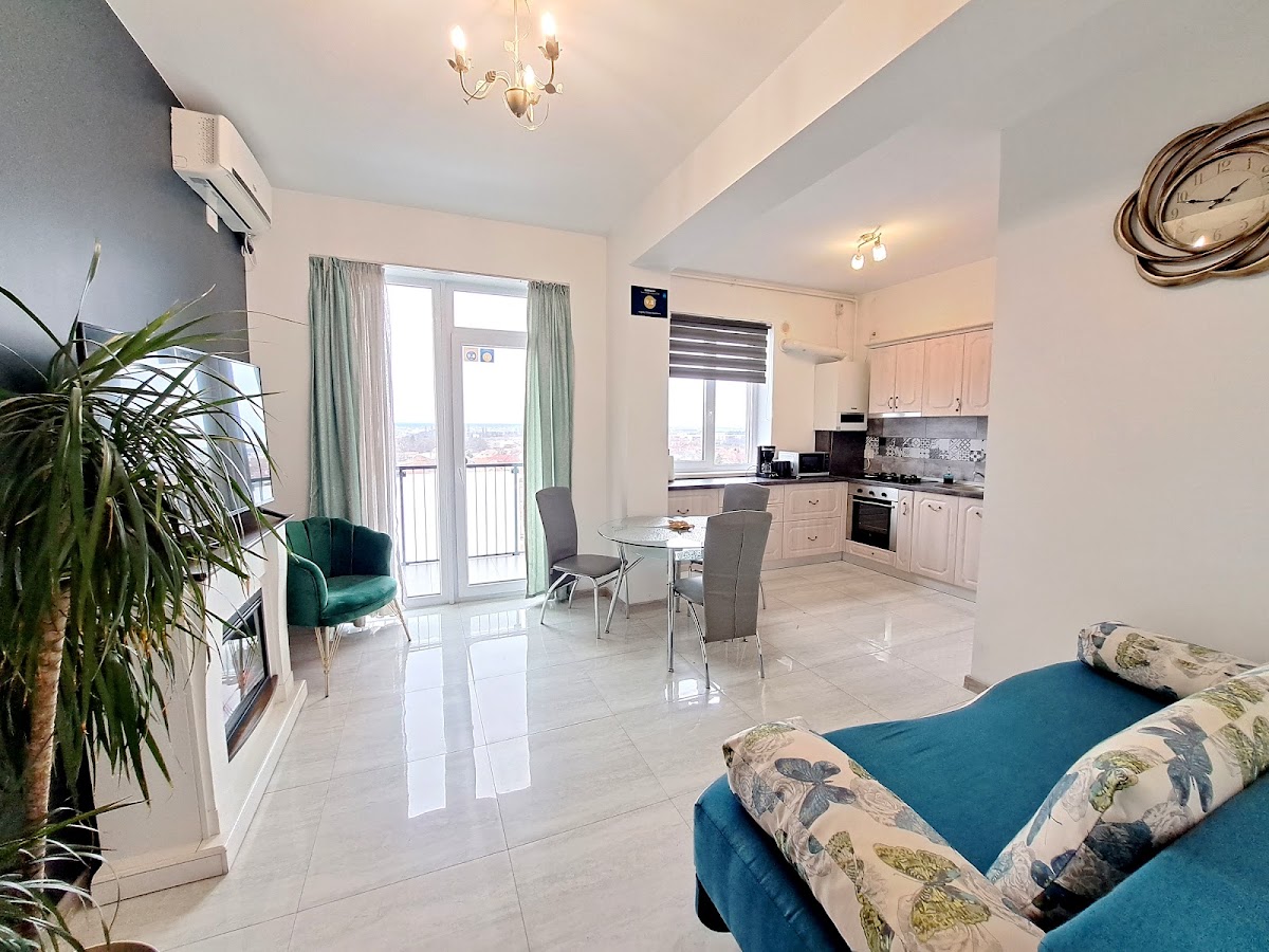 Foto von Highsky Oradea Apartment - panoramic view near City center