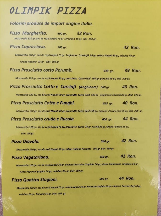 Foto di Olimpik Pizza