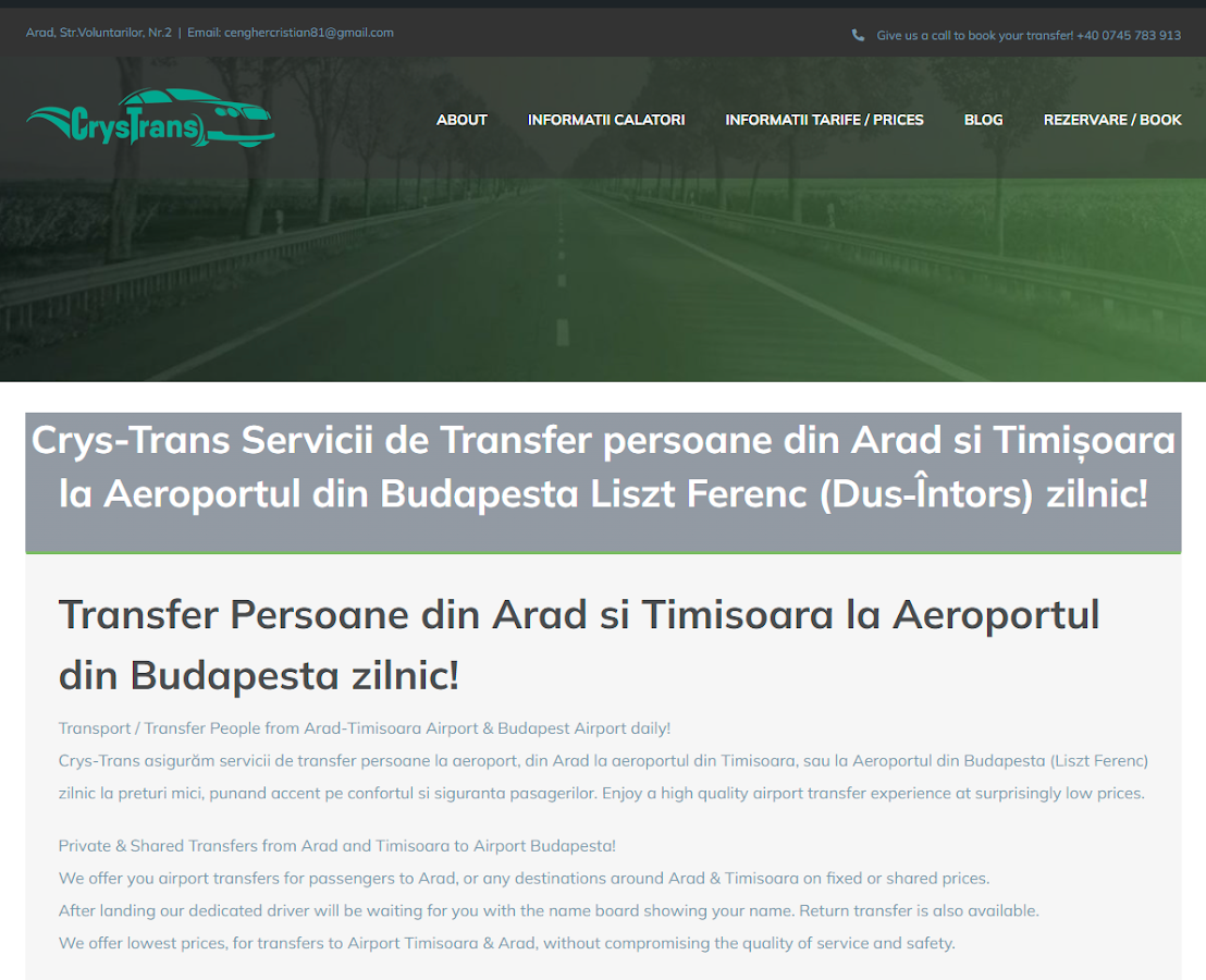 Foto di Transport Arad Budapesta