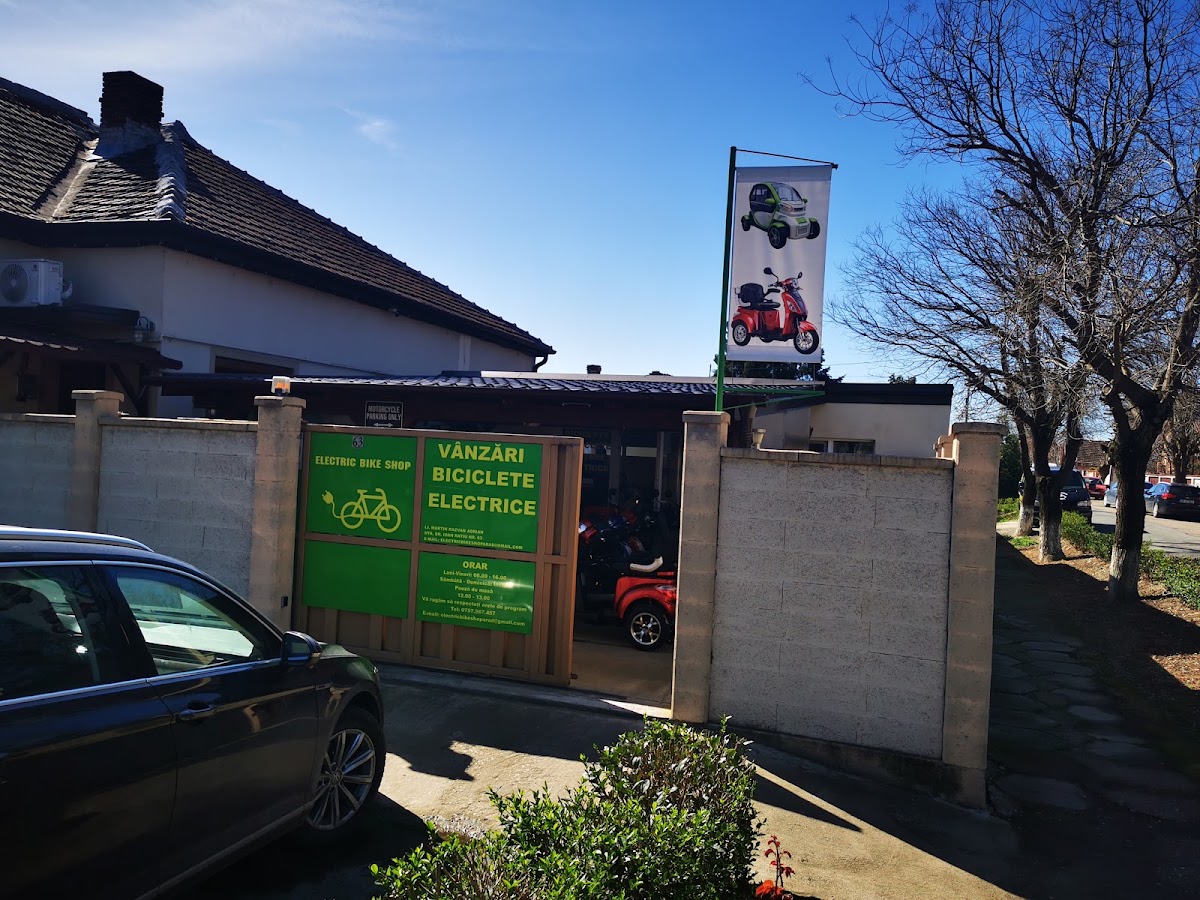 Photo de la boutique de vélos électriques