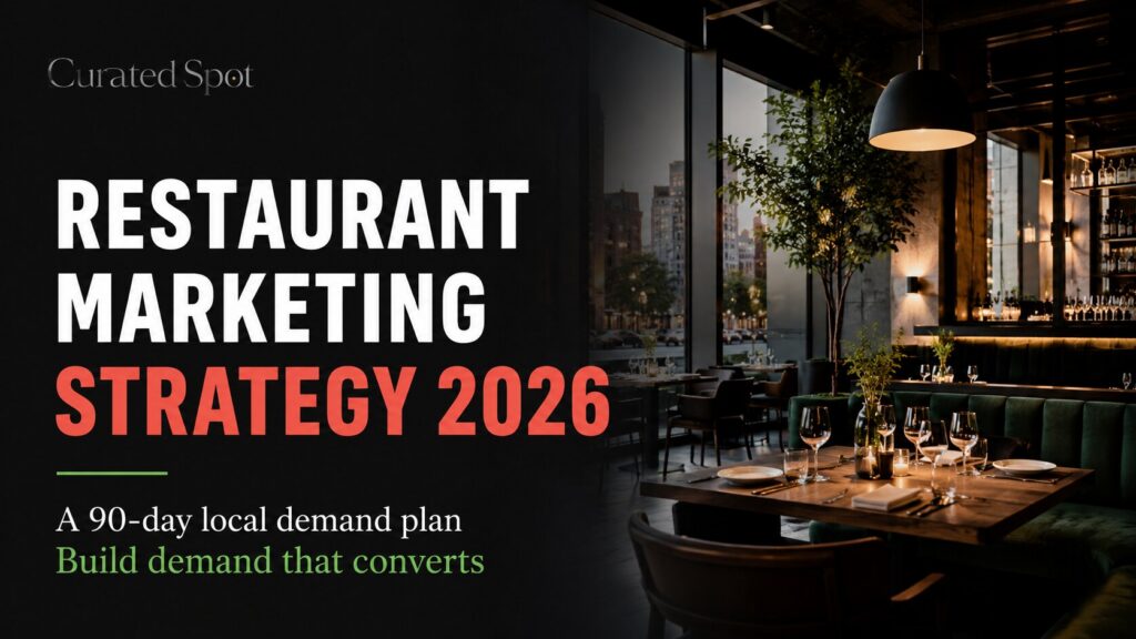 Restaurant-Marketing-Strategie 2026 - ein 90-Tage-Plan für lokale Nachfrage